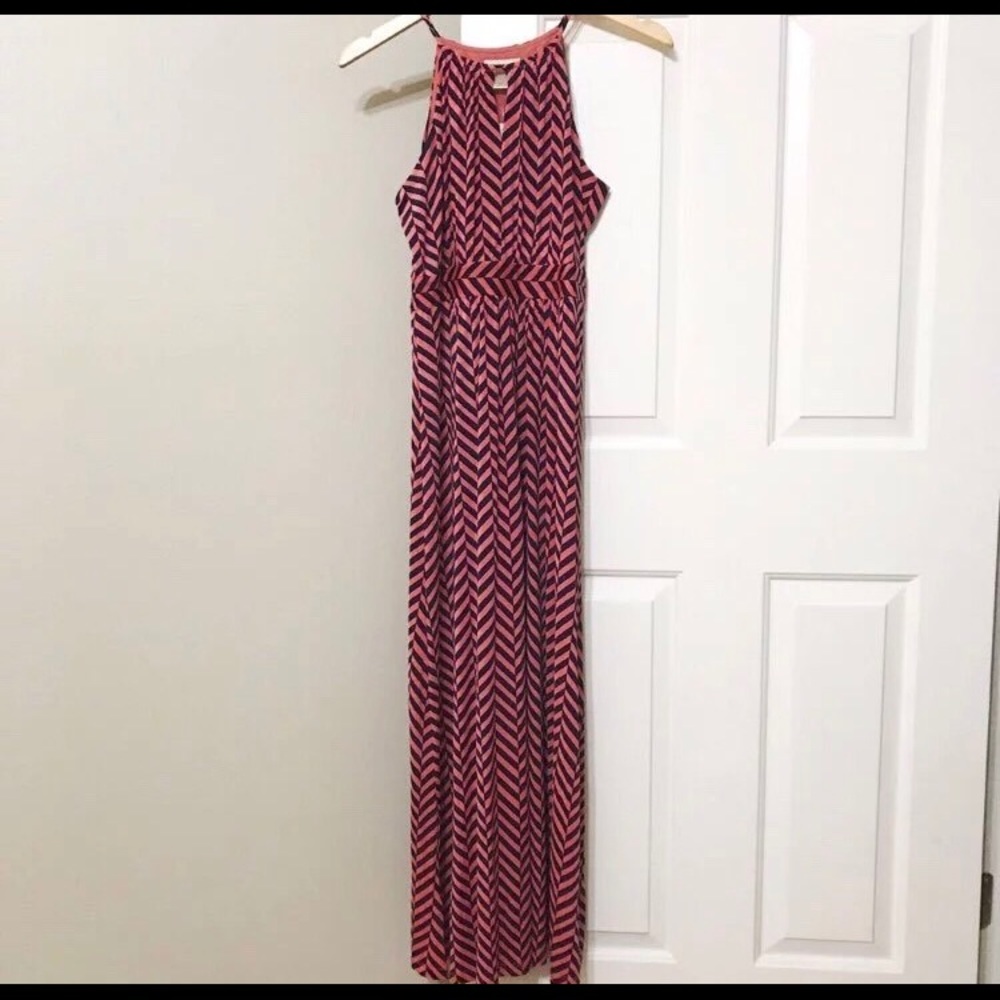 Chevron Loft Maxi Dress